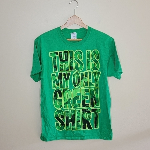 Fruit of the Loom | This is My Only Green Shirt Graphic Tee - Picture 1 of 4